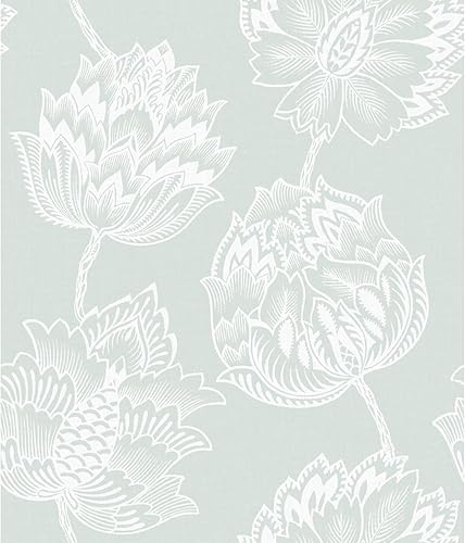 RoomMates RMK11840WP Papel tapiz Jacobeo Batik Verde Menta