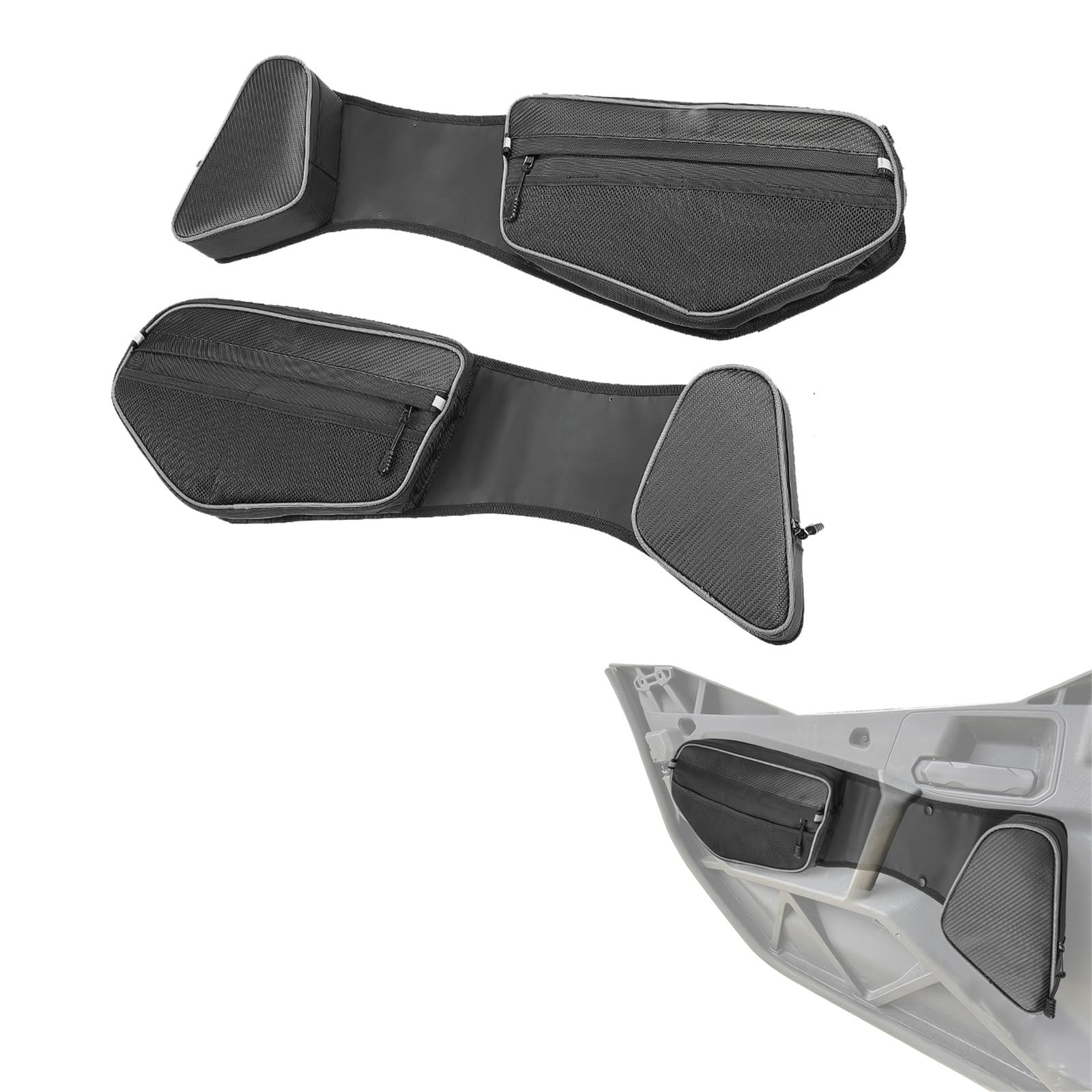 Sac de rangement latéral UTV accessoires Commander Max 2021 sacoche Oxford 1680D - 8