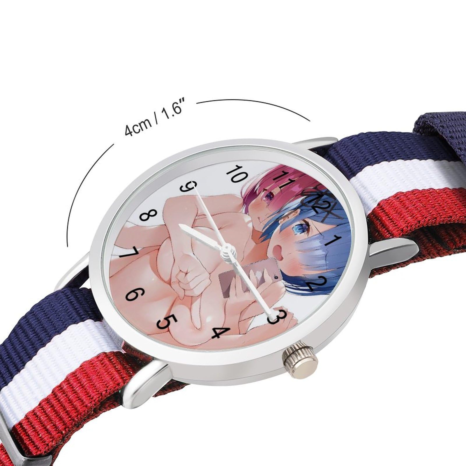 Amazon.co.jp: 腕時計 編組腕時計 レディース メンズ リゼロ レム 人気