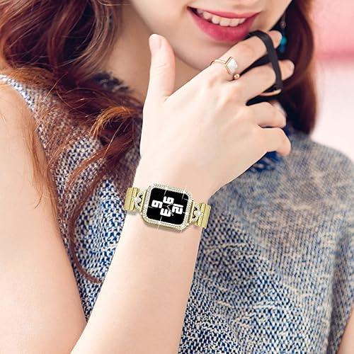 Miniatura 6 de JOYOZY Correa magnética compatible con Apple Watch Band de 1.496 pulgadas, 1.575 pulgadas, 1.614 pulgadas, 1.654 pulgadas, 1.732 pulgadas, correa