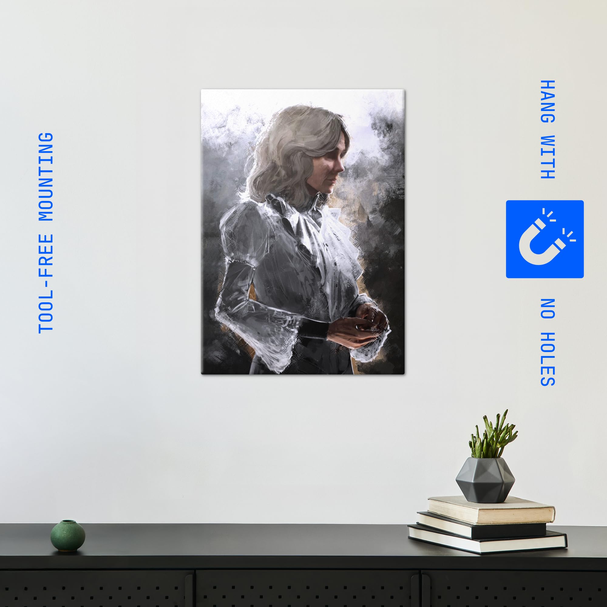 Displate Officiel Clair Obscur: Expedition 33 Poster - Aline Concept - Métallique Fixation Magnétique Licence Officielle Image Affiche de Haute Qualité 45 cm x 32 cm