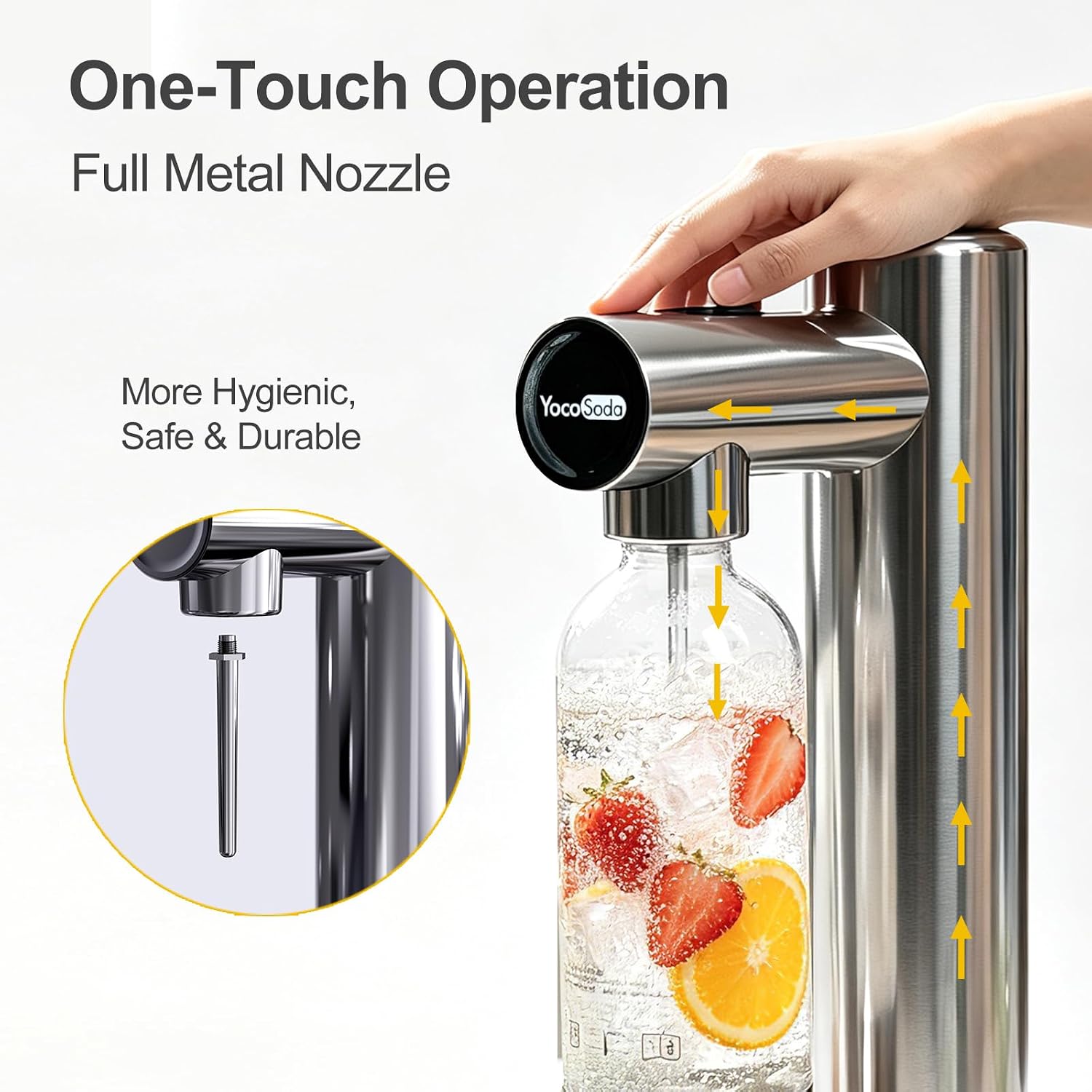 Carbonator Soda Maker, Sparkling Water Maker Machine for Home