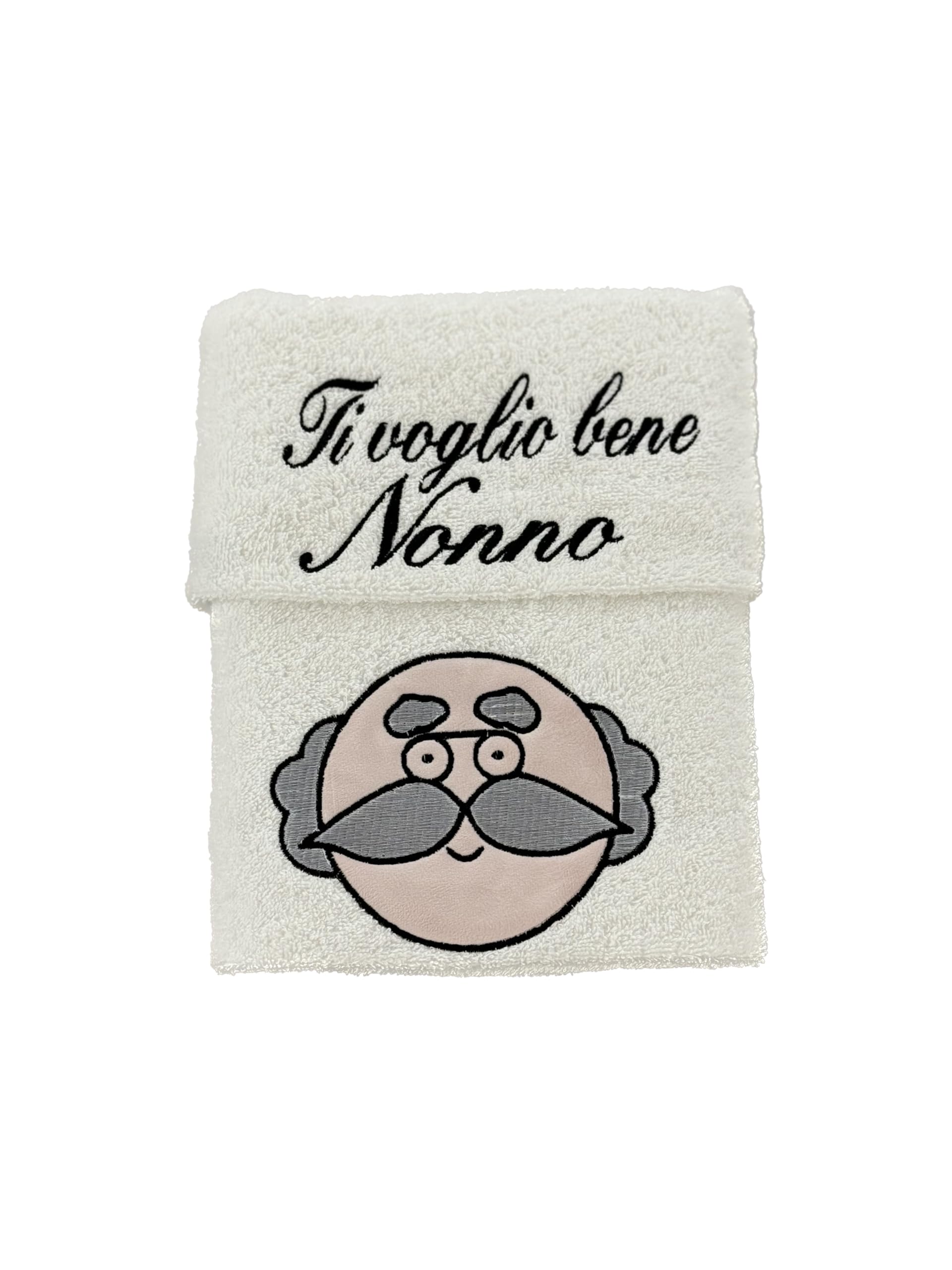 De Vivo Tessile Ricami Set Asciugamani Personalizzati Per Nonni – 2 Pezzi 100% Cotone Made In Italy, Con Nome E Dedica - 3