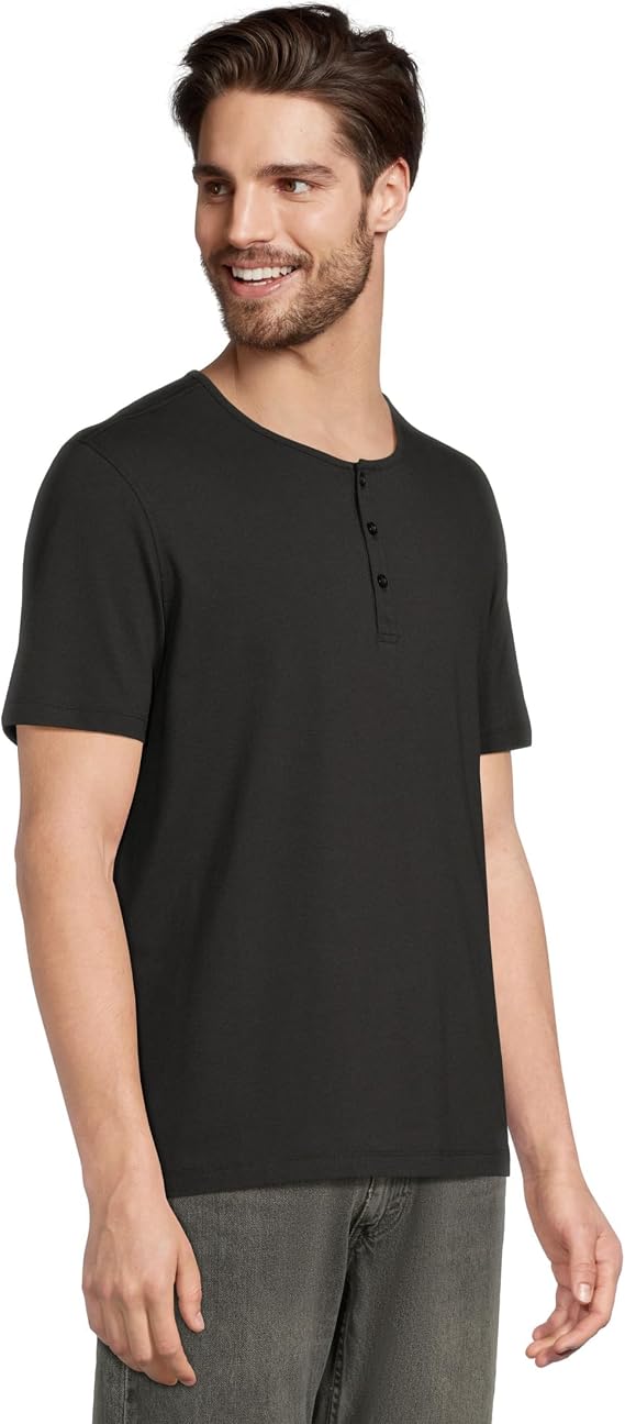 UNTUCKit EcoSoftTM Short Sleeve Henley
