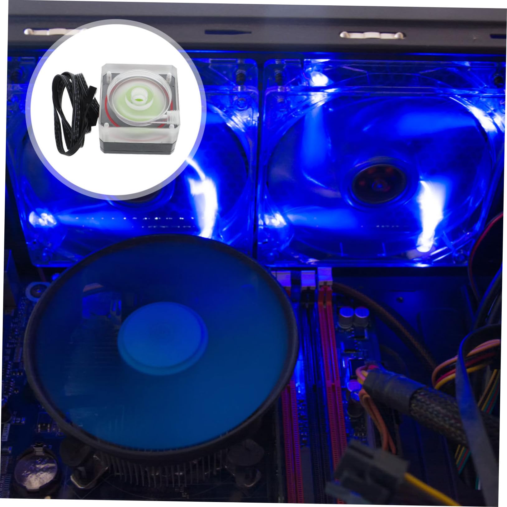 Kit de Refrigeración Líquida para PC con Bomba de Agua Flujo Mejorado Ruido Compatible con Sistemas de Enfriamiento por Agua para Ordenador