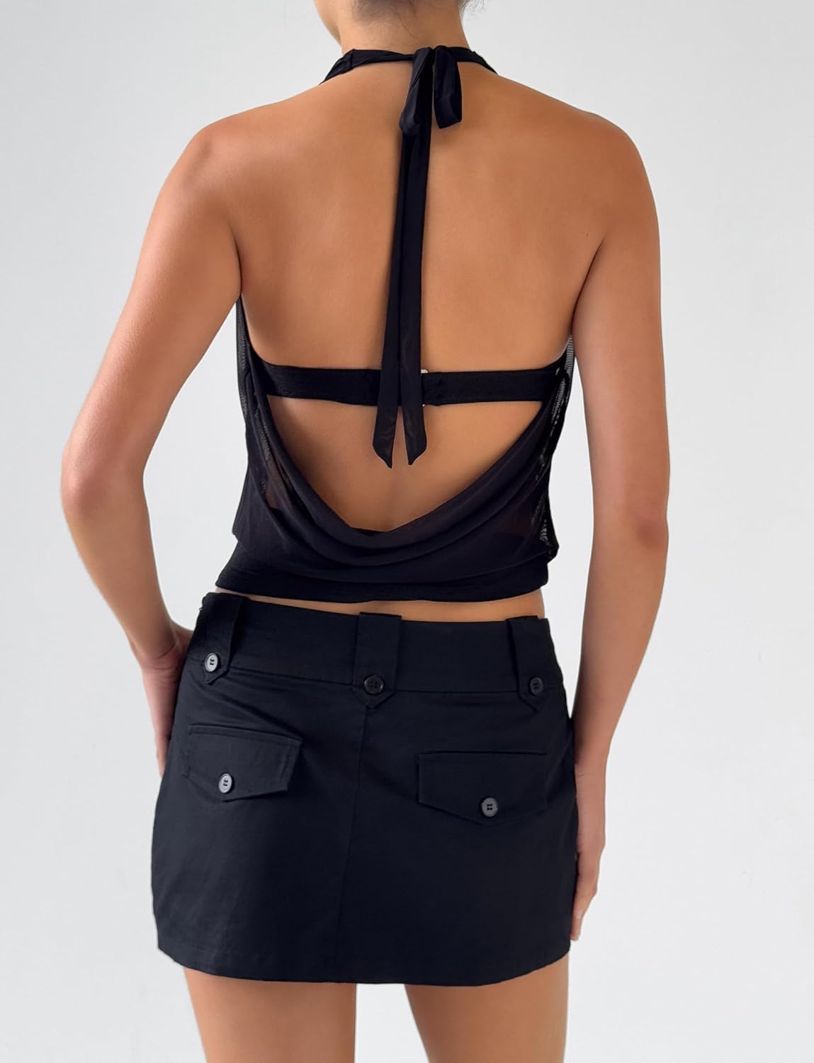 KITTIE SKORT - BLACK