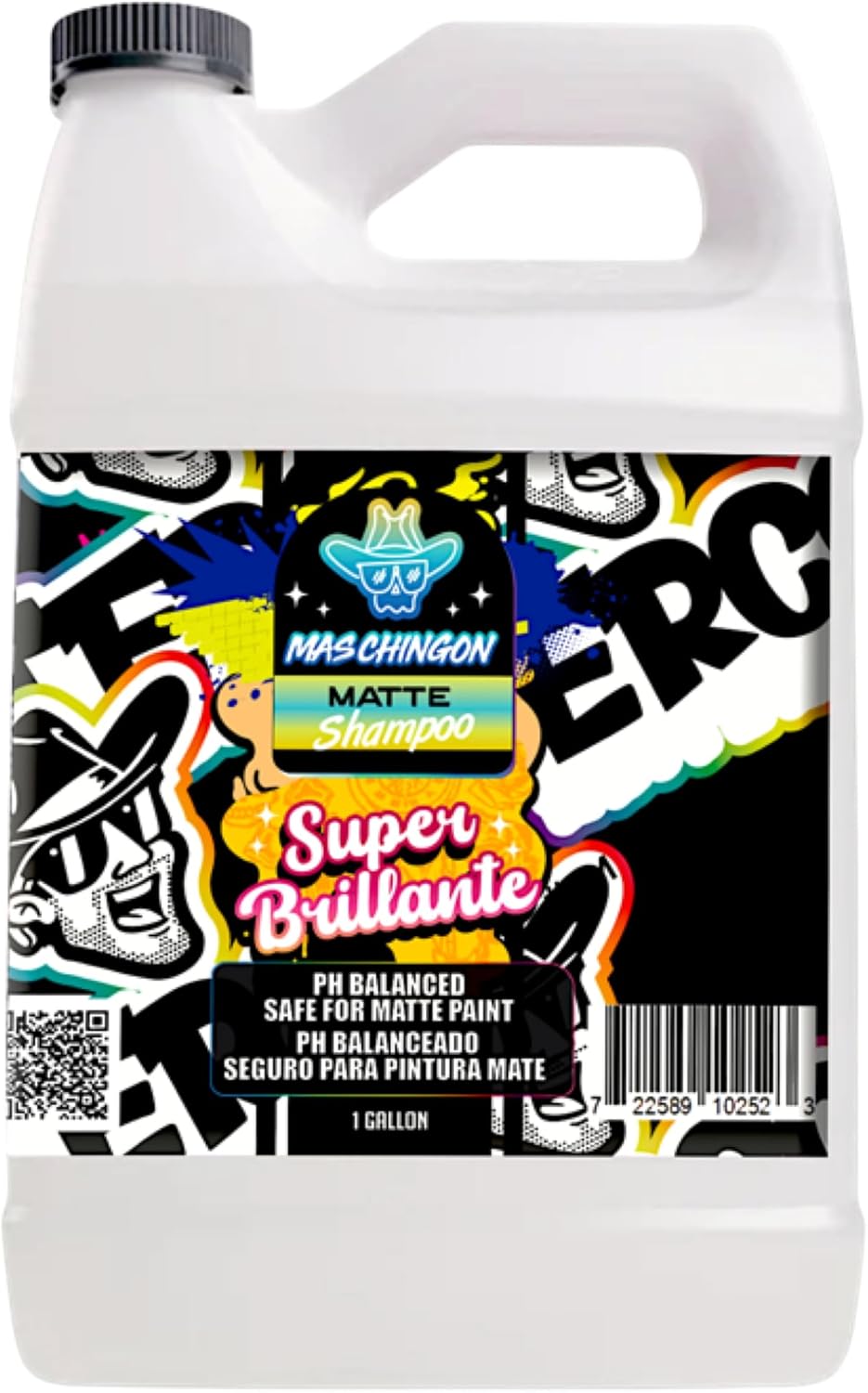 Mas Chingon Matte Shampoo PH Balanced Designed for Matte Paint & Wrapped Cars (Great for Cars, Trucks, SUVs, RVs, Motorcycles, & More 128 fl oz (1 Gallon)