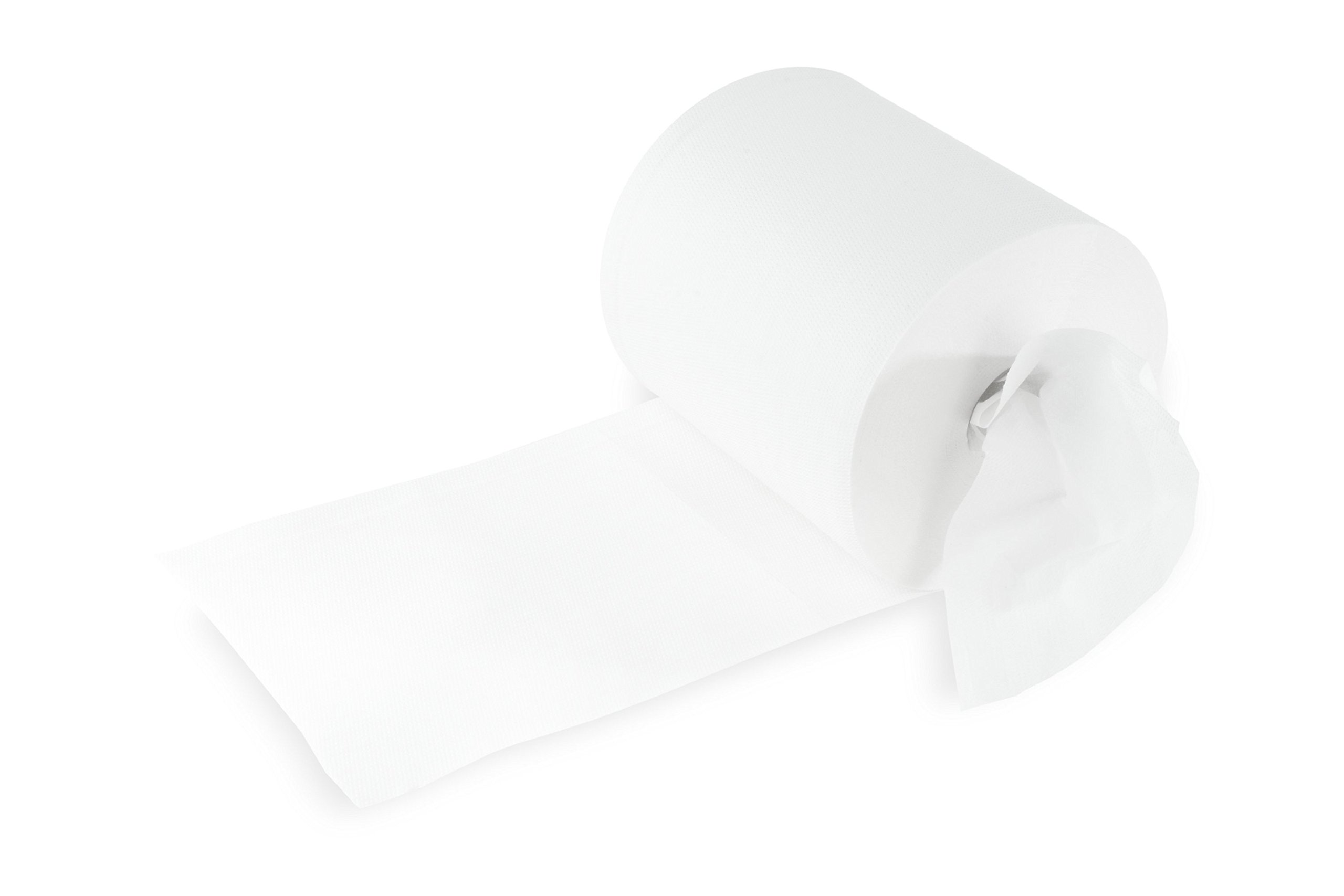 Funny AG-083 Asciugamani Arrotolati, 2 Veli, 450 Fogli, Bianco, 20 cm, 6 Pezzi