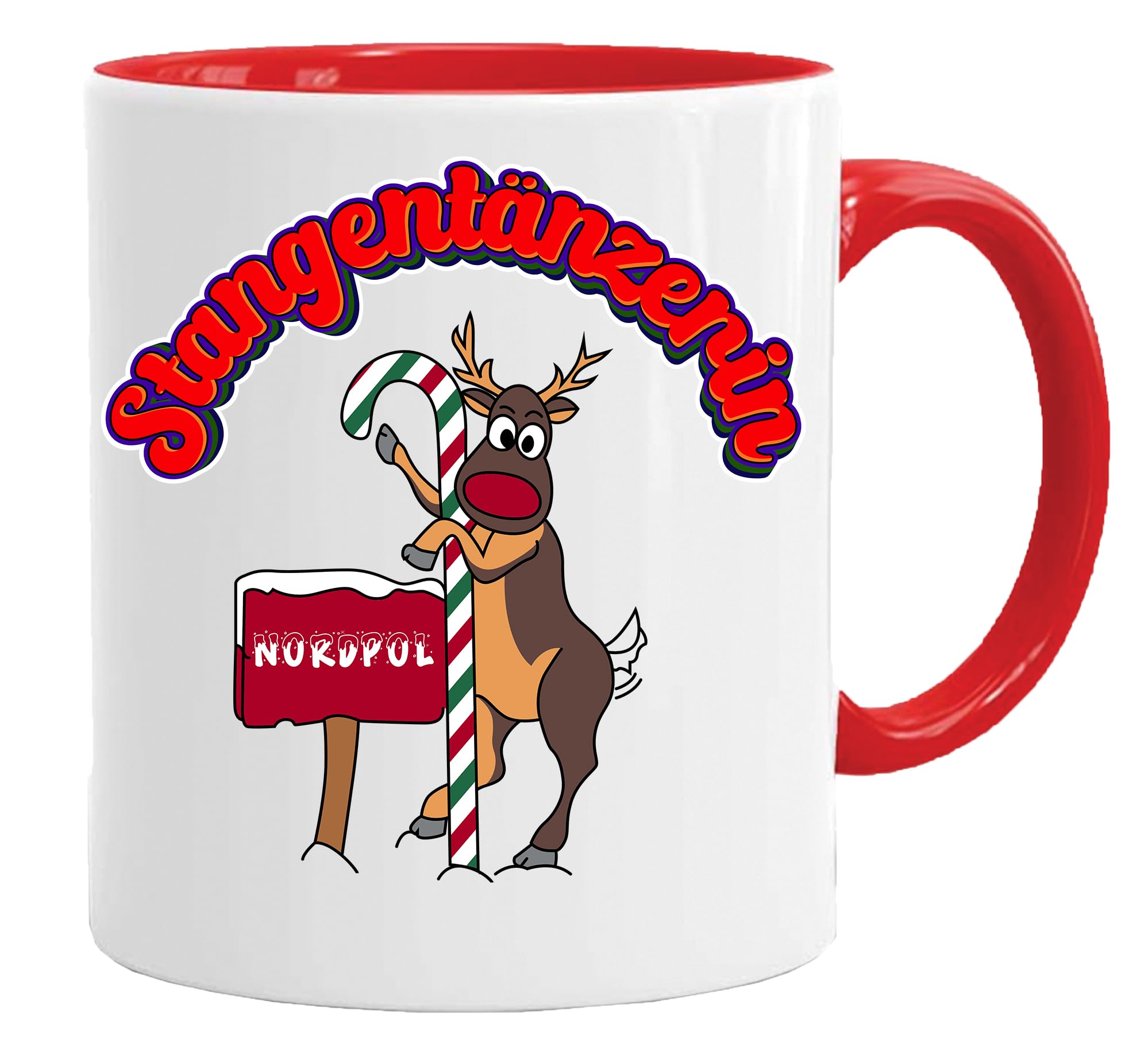 Tasse mit Spruch | Stangentänzerin | Reindeer tasse | Weihnachtstasse | lustige geschenke | kaffeetasse | Weihnachtstasse Tasse Weihnachten