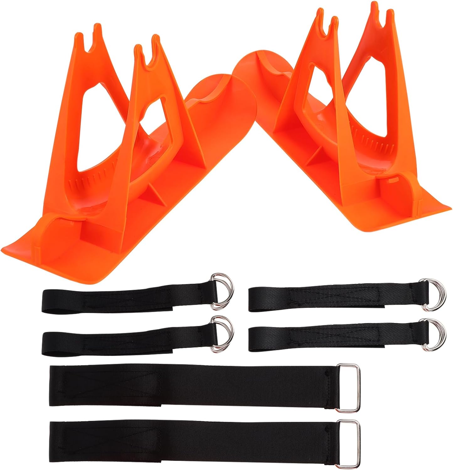 Toyvian 1Set Bike Rack Snowboard Shape Bike Stand for Outdoor Winter Activities Includes Ski Boards and Straps for Balance Bikes Easy to Store Durable