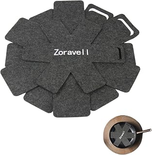 Pan and Pot Protectors for Stacking,6 Pack in 3 Sizes,Non-Stick Cookware Separators, Dividers, and Liners - Protect Pots and Pans from Scratches and Damag