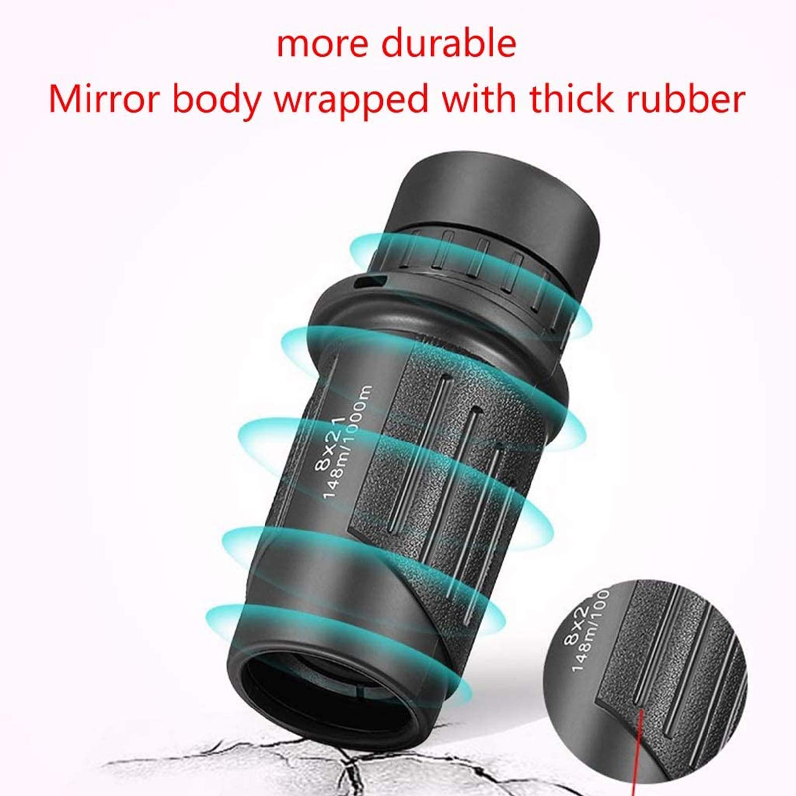 Telescopio monocular de Alta Potencia/cámara de teléfono móvil de Concierto telescopio portátil de visión Nocturna para niños