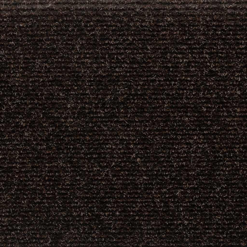 Tidyard Tapis d'escalier Autocollant 30 pcs Marron 65x21x4 cm, Tapis Escalier Tapis de Sécurité pour Sol Protection, Aînés et Animaux