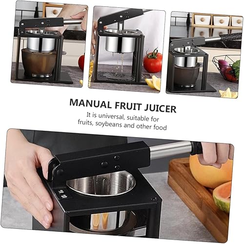 Miniatura 3 de Angoily Exprimidor manual de frutas para uso doméstico, prensa cítrica no eléctrica resistente para exprimir fácilmente las frutas, Extractor de