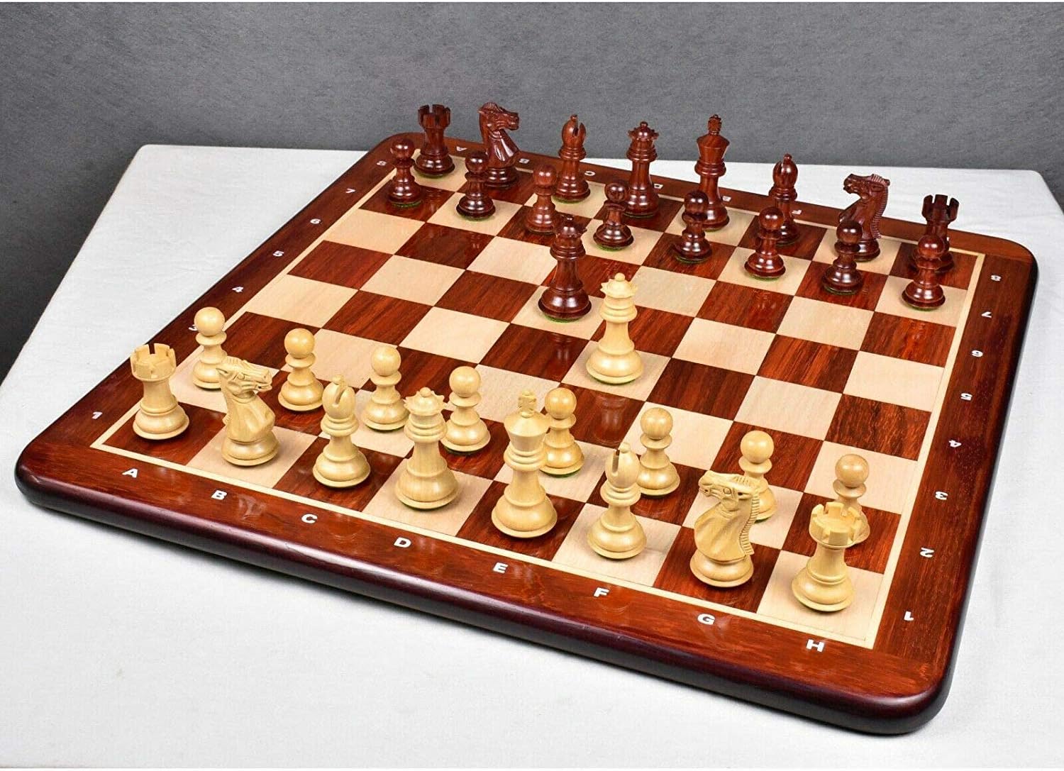 One-Day Sale: Up to 40% Off RoyalChessMall -3.1 Pro Staunton Luxury Chess Pieces Only Set (Bud Rosewood)