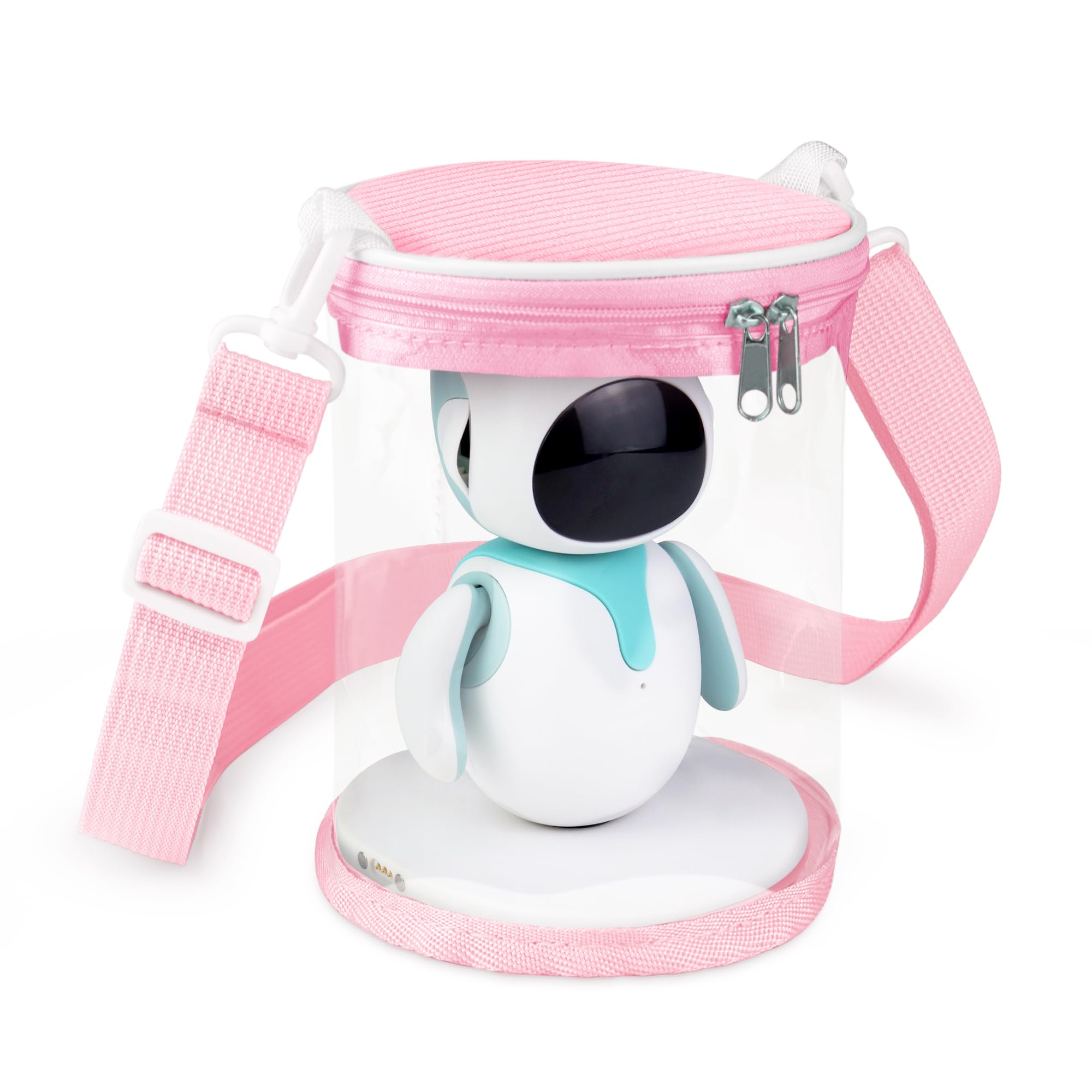 Carrying Bag compatible with Eilik Robot Pets, Display Case compatible with Eilik Interactive Companion Toys, Pink, Bag Only