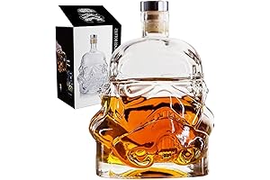 Tfwadmx 750ml Transparent Creative Whiskey Decanter Stormtrooper Bottle Decanter