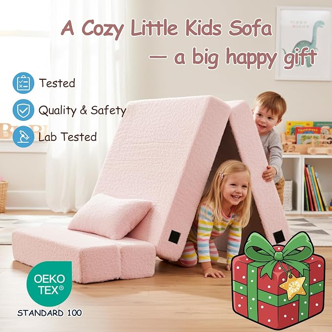 Colchoneta plegable para niños Tiita rosa plush miniatura 5