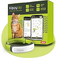 Kippy CAT - Collare GPS per Gatti - Localizzatore e Tracker di Salute e attività