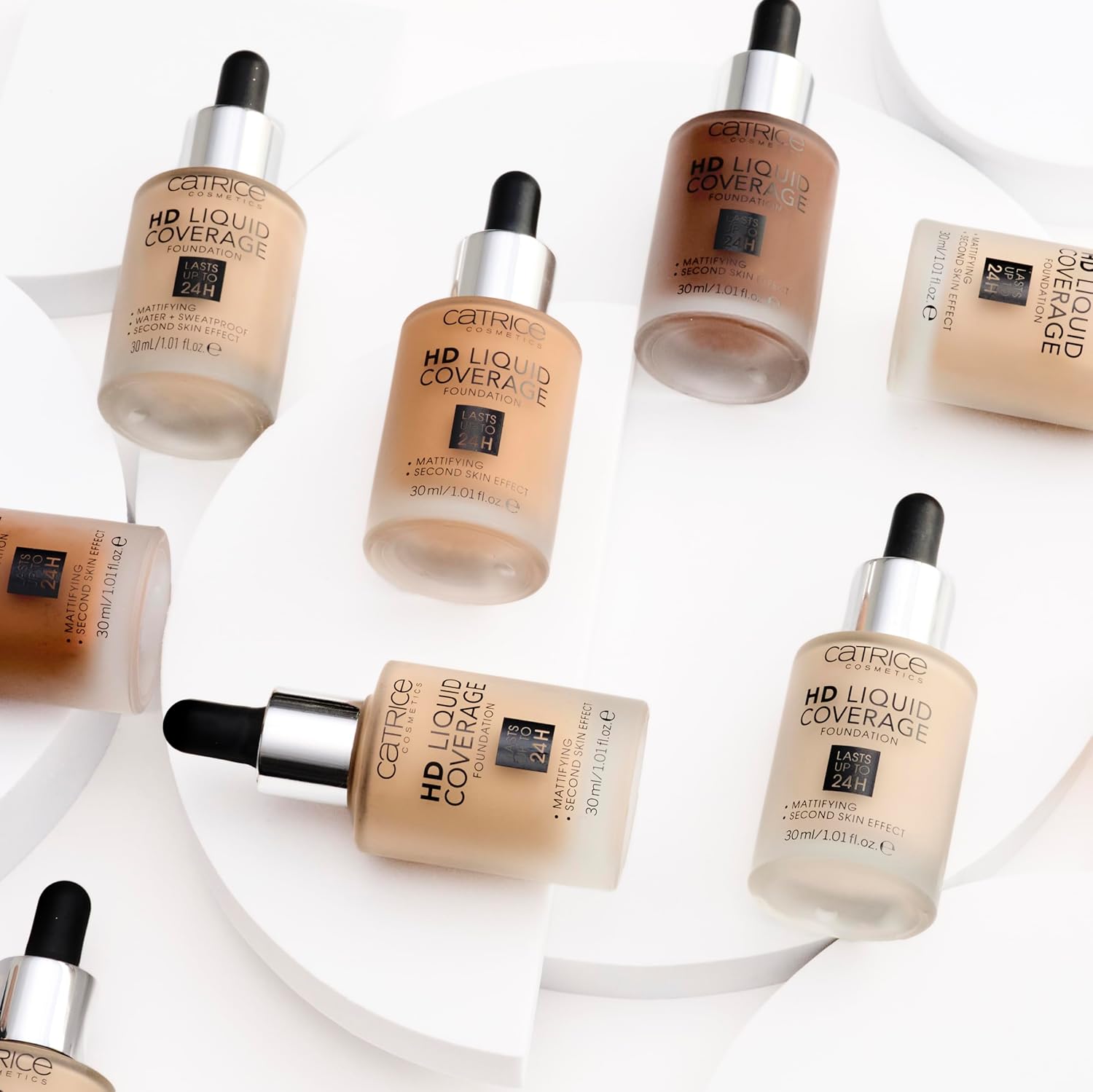 Catrice | HD Liquid Coverage Foundation | Flawless, High Coverage | Vegan & Cruelty Free (042 | Sandy Rose)