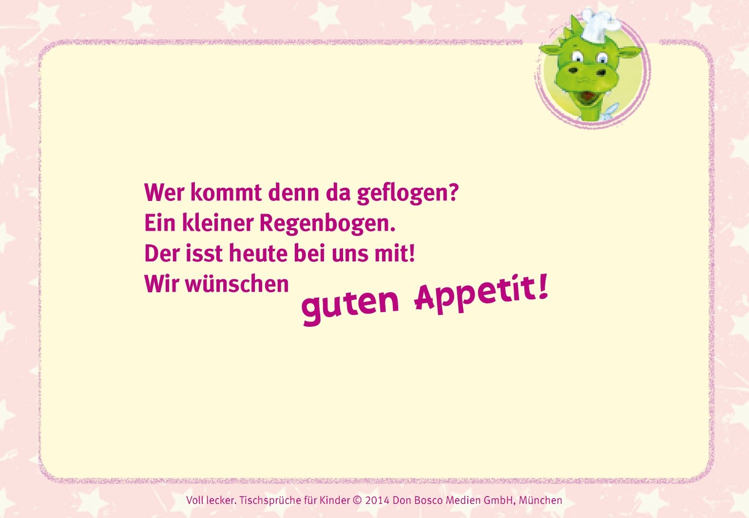 Voll lecker!: Tischsprüche für Kinder