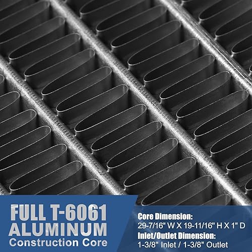 Vista 48 de Auto Dynasty Radiador compatible con 06-10 Mazda 5 2.3L AT, DPI 2894 Radiador de enfriamiento de 1 fila estilo fábrica, núcleo de aluminio