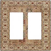 Vista 149 de Farmhouse Coffee Primitive Coffee Bean Kitchen 3 Gang Triple Interruptor de Luz de Palanca Cubierta de Placa de Pared Placa Frontal Eléctrica