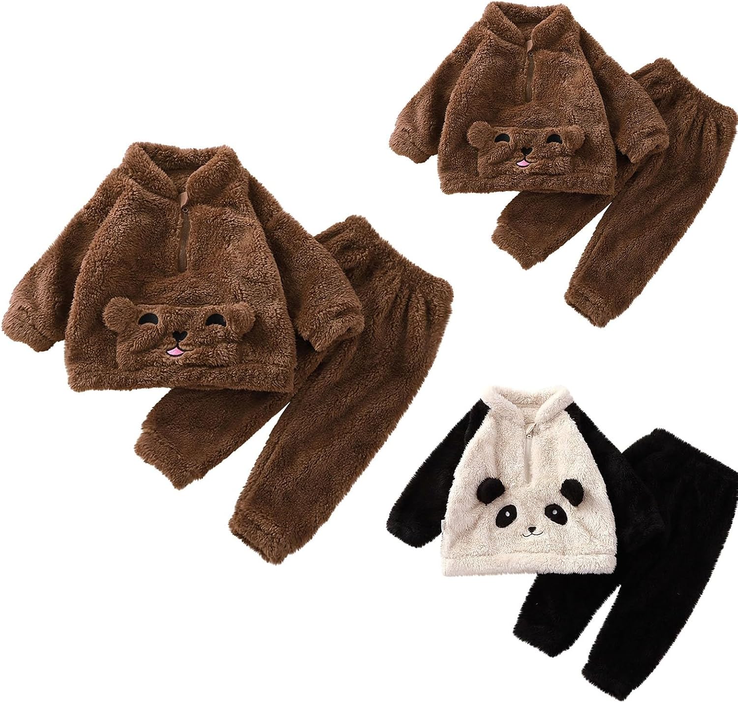 Girls 2 Piece Outfits Cute Graphic Sweatsuit Set Long Sleeve Hoodie Pullover Sweatpant Kids Casual Tracksuit