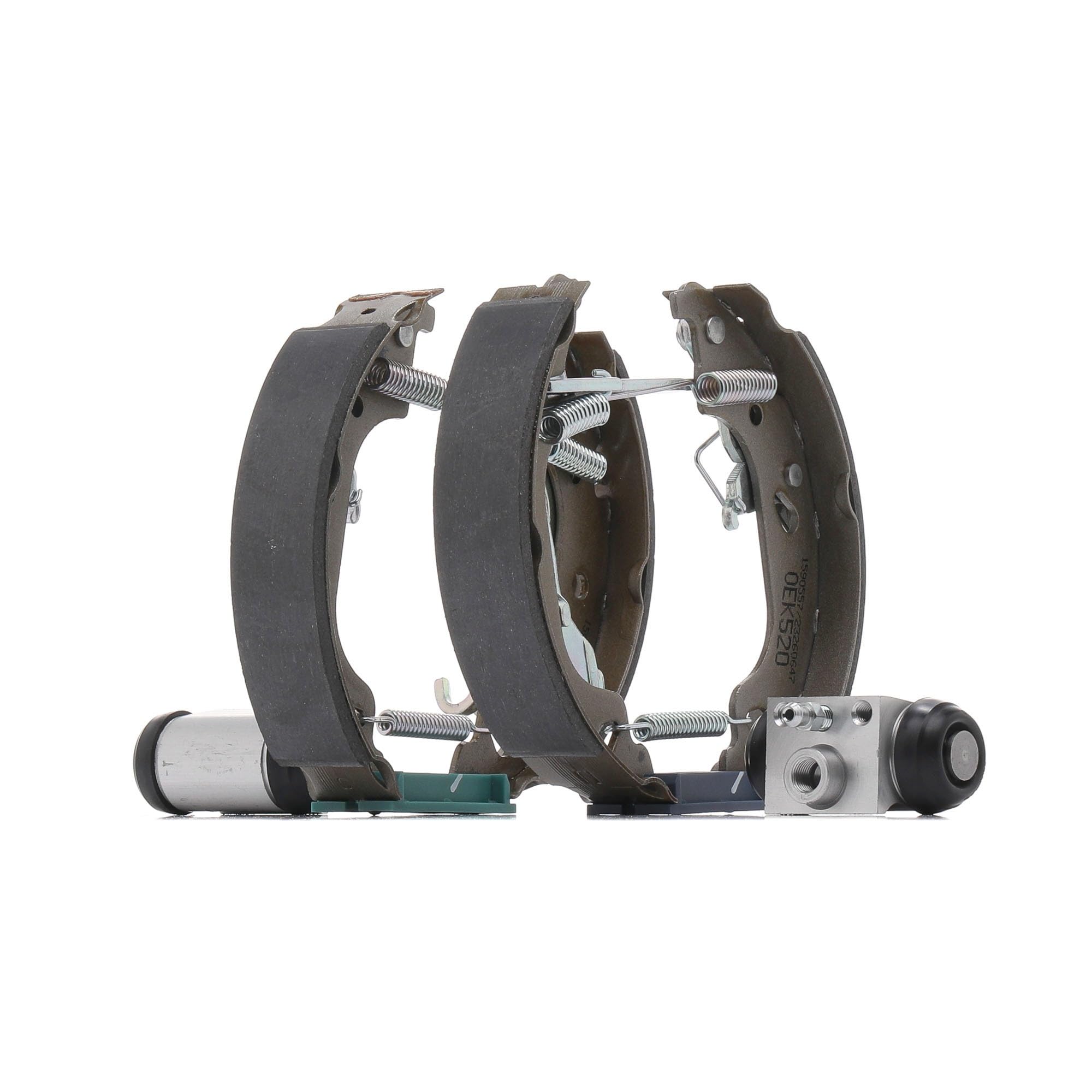 RIDEX 3859B0289 Kit freno Freno a tamburo Posteriore con leva freno a mano Compatibilità con FIAT PUNTO 188