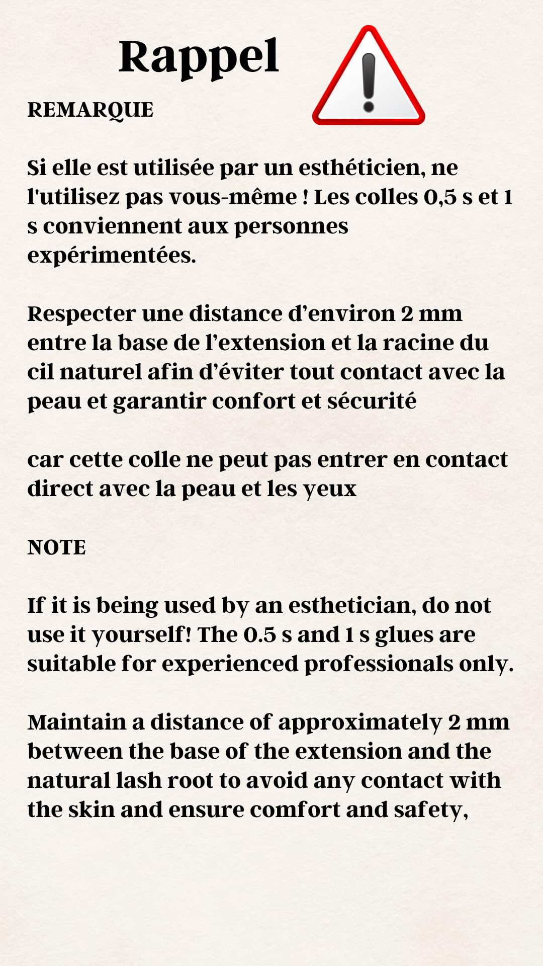 Colle Noir à Extension de Cils pour Professionnels - Colle Cils Séchage Ultra Rapide (0,5 à 1 sec) Facile à Travailler et Tenue Longue Durée - (5ml)