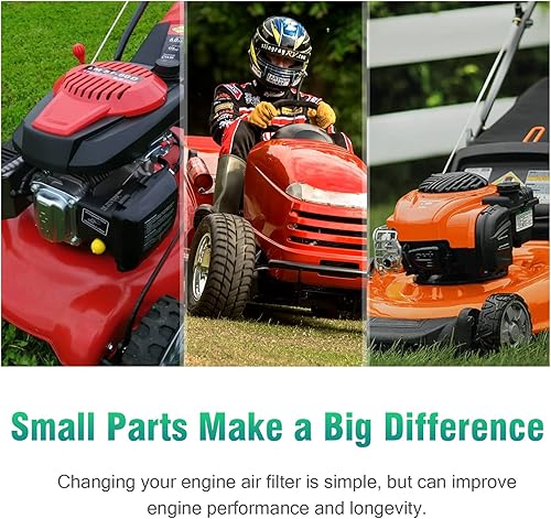 Miniatura 3 de ARyee 593260 798452 Filtro de aire para cortacésped, filtros de repuesto para filtro de aire para 4247 5432 5432K 09P00 09P702 550E 500EX 550EX 625