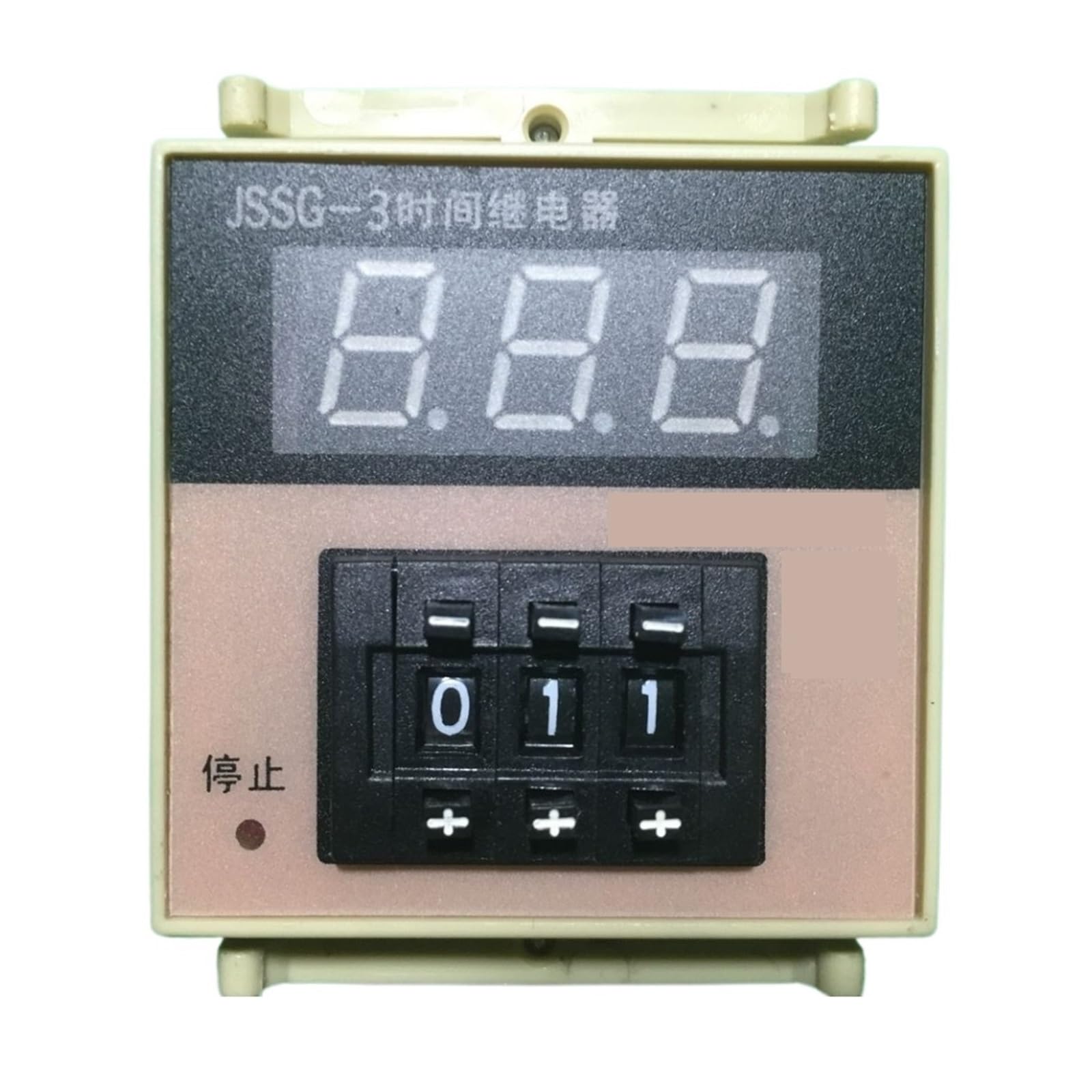Relais temporisé JSSG-3 dore anti-oxydation à haute précision temporelle