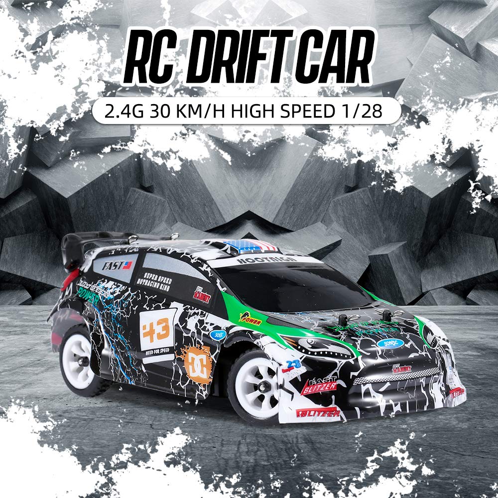 Amazon.co.jp: ラジコンカー高速30km/hラリーカー1/28スケール 4WD RTR