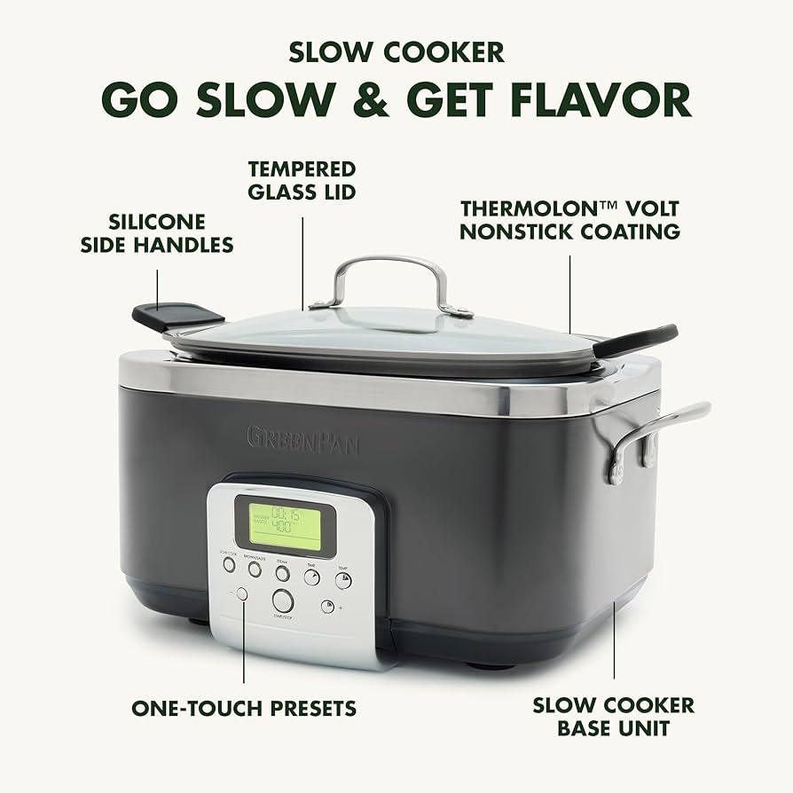 Amazon.com: GreenPan Elite 8-in-1 Programmable 6 Quart