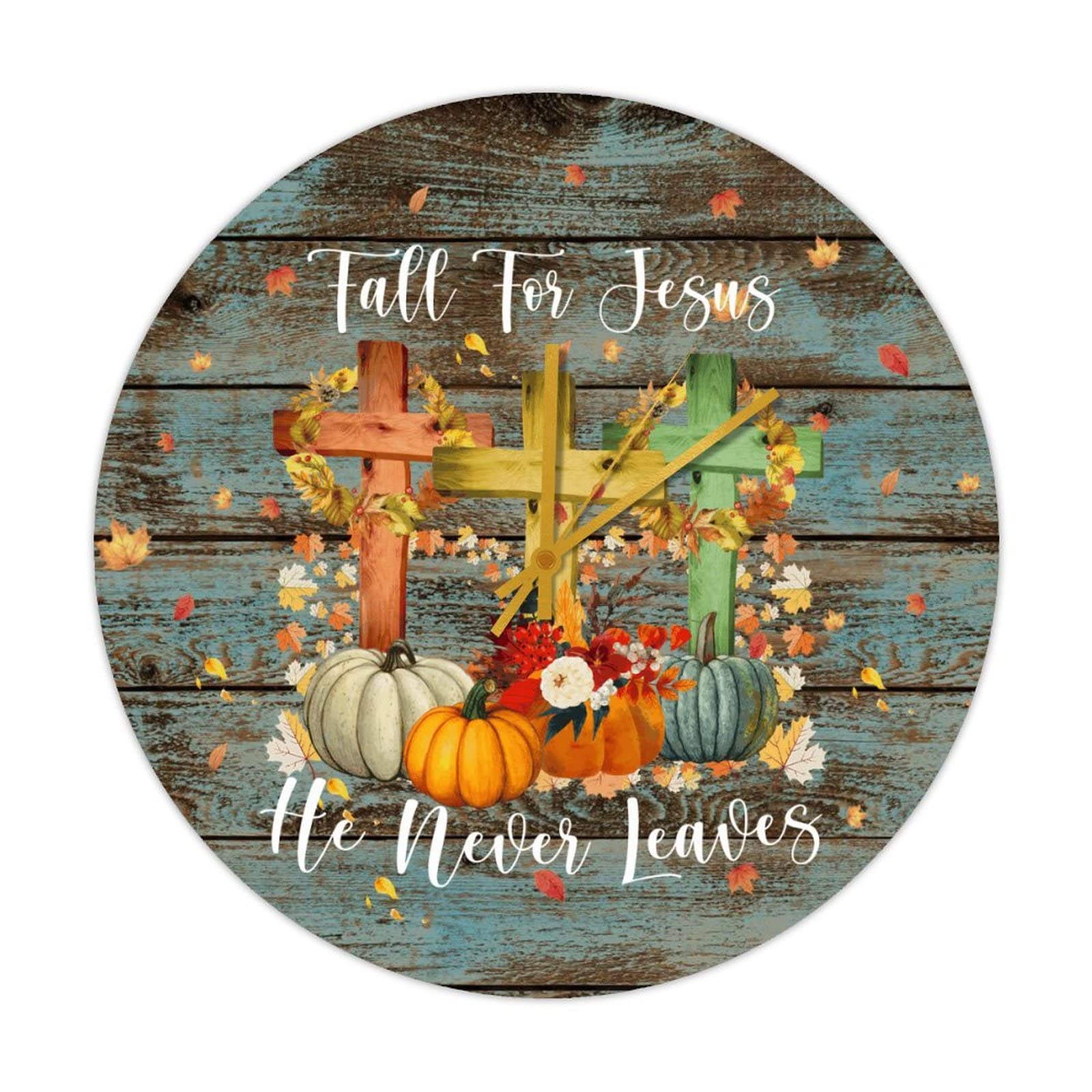 Horloge murale ronde en bois décorative pour une ambiance chaleureuse de cuisine