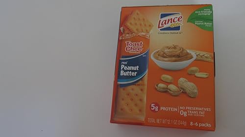 Vista 19 de Lance Galletas sándwich, mantequilla de maní ToastChee, 20 paquetes envueltos individualmente, 6 sándwiches cada uno