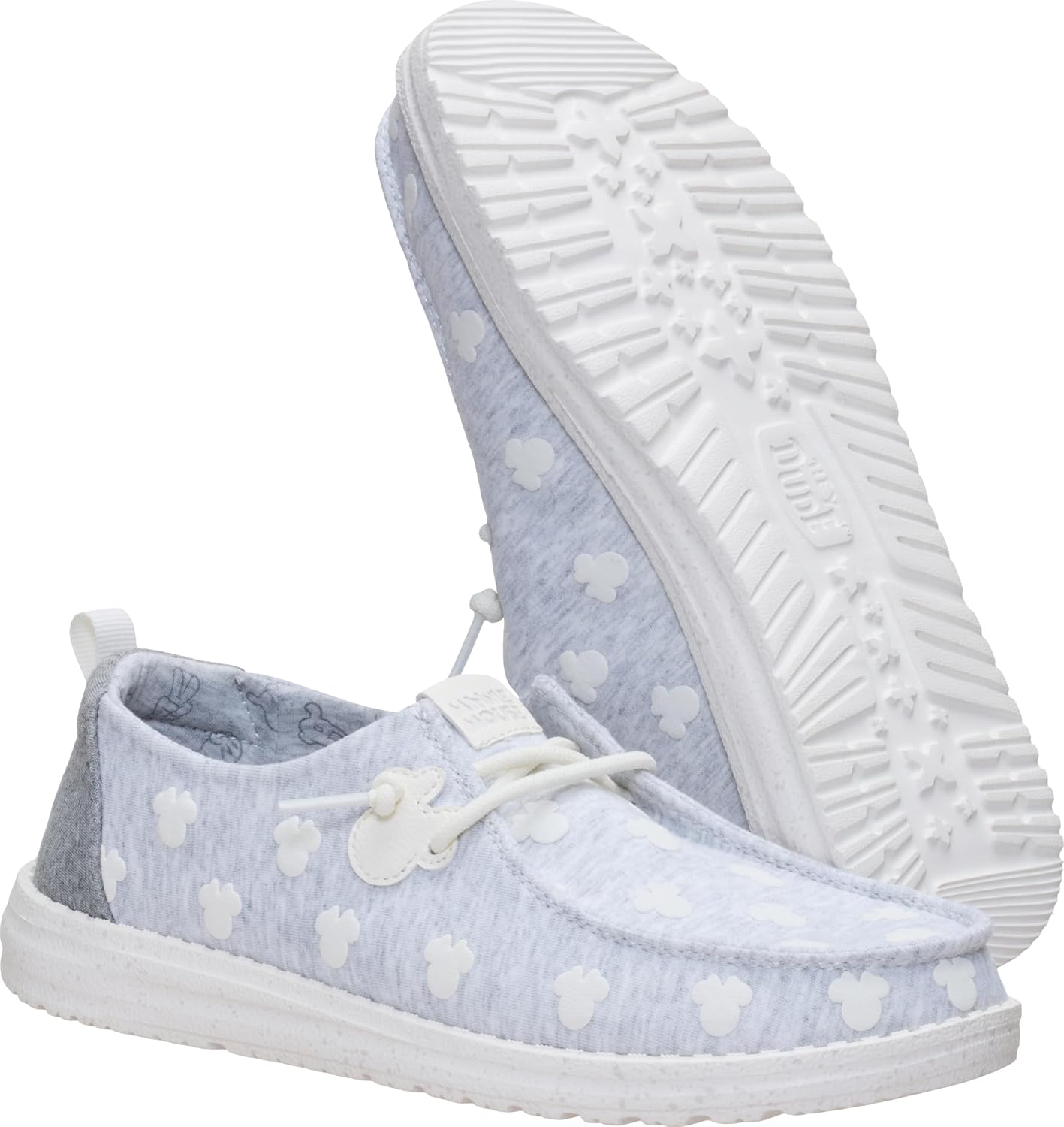 HEYDUDE Women's Wendy Minnie Jersey Slip On Loafer | Cotton Jersey Upper