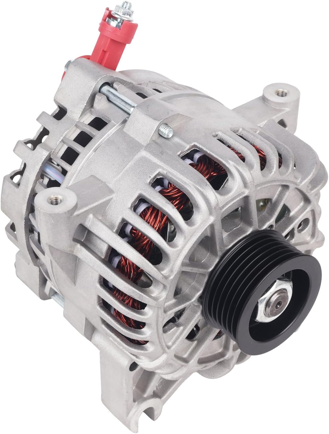 PAROD Alternator 12V 110Amp Fit for 2005-2006 Ford Expedition, 2004-2008 F-150, 2004 F-150 Heritage, 2006-2008 Lincoln Mark LT, 2005-2006 Navigator,CW 6-Groove Pulley,Replace for 4L3U10300BA