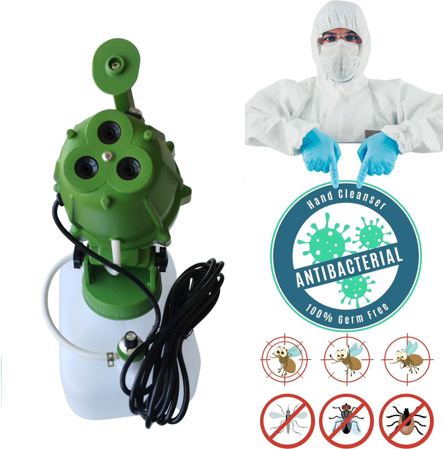 Pulverizador - Nebulizador Profesional. Desinfección, Plagas, Fertilización, Fumigación...Uso intensivo y Profesional