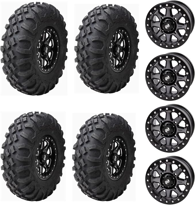 Amazon.com: Tusk Racing Four 32x10-15 MEGABITE HD 8-Ply Radial UTV ...