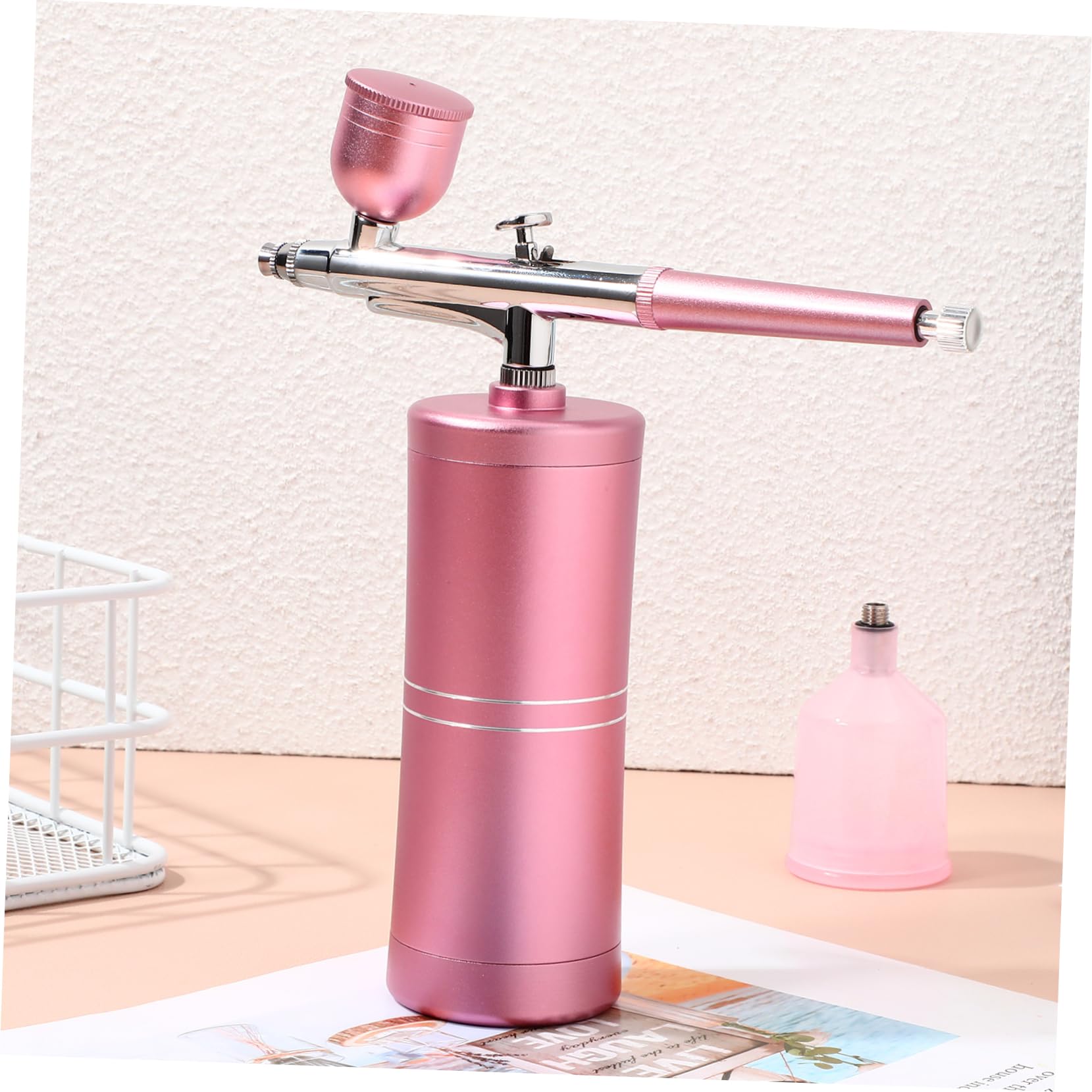 DECHOUS Tragbares Hand Airbrush Nano Sprühgerät Wassernachfüllwerkzeug Leichtes Gesichtsspraygerät für Hautpflege und Reisen