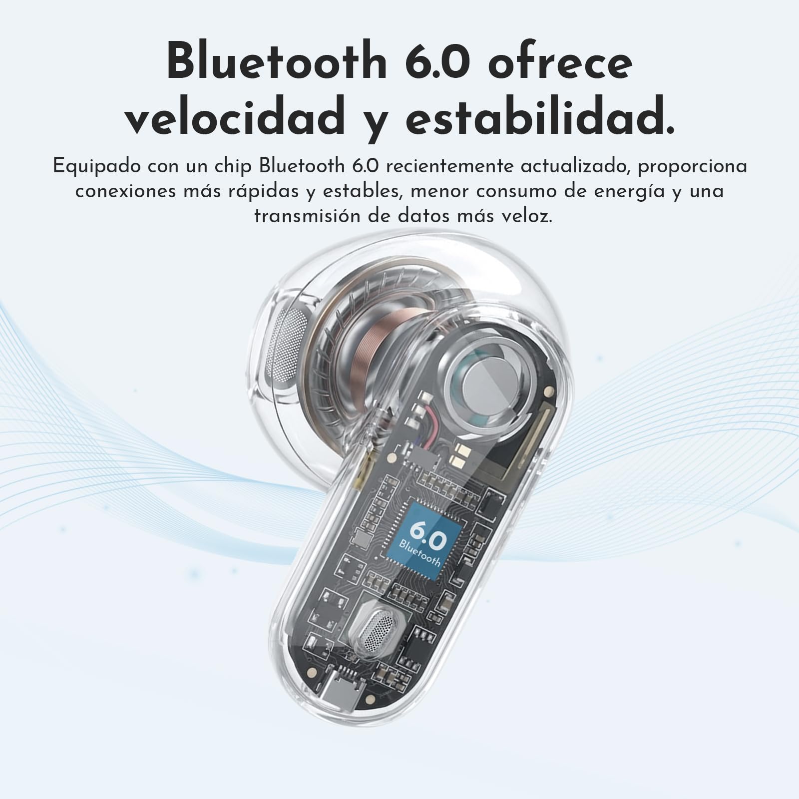 MINISO MS119 Auriculares Traductor en Tiempo Real,Auriculares Traductores Simultaneos IA 3 en 1, 165 Idiomas y 9 Modos de Traducción, Bluetooth 6.0, 48H de Autonomía para Viajes, Negocios y Estudios