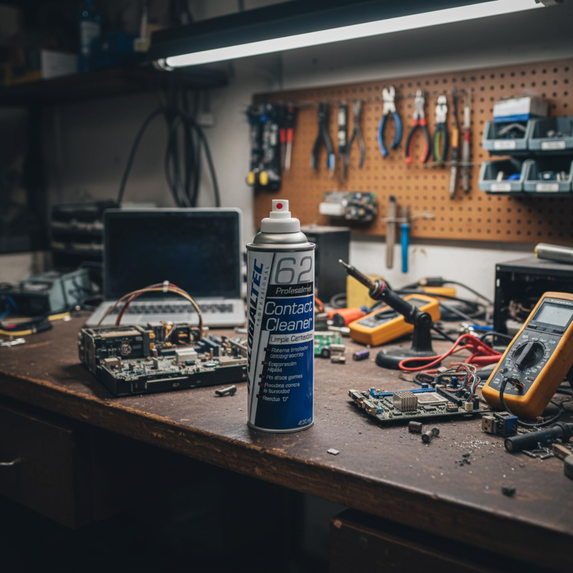 Spray Pulisci Contatti Elettrici Zero Residuo 400ml - Pulitore Contatti Elettronica Dielettrico Asciugatura Rapida - Sensore MAF, Drift Controller Console, Potenziometro