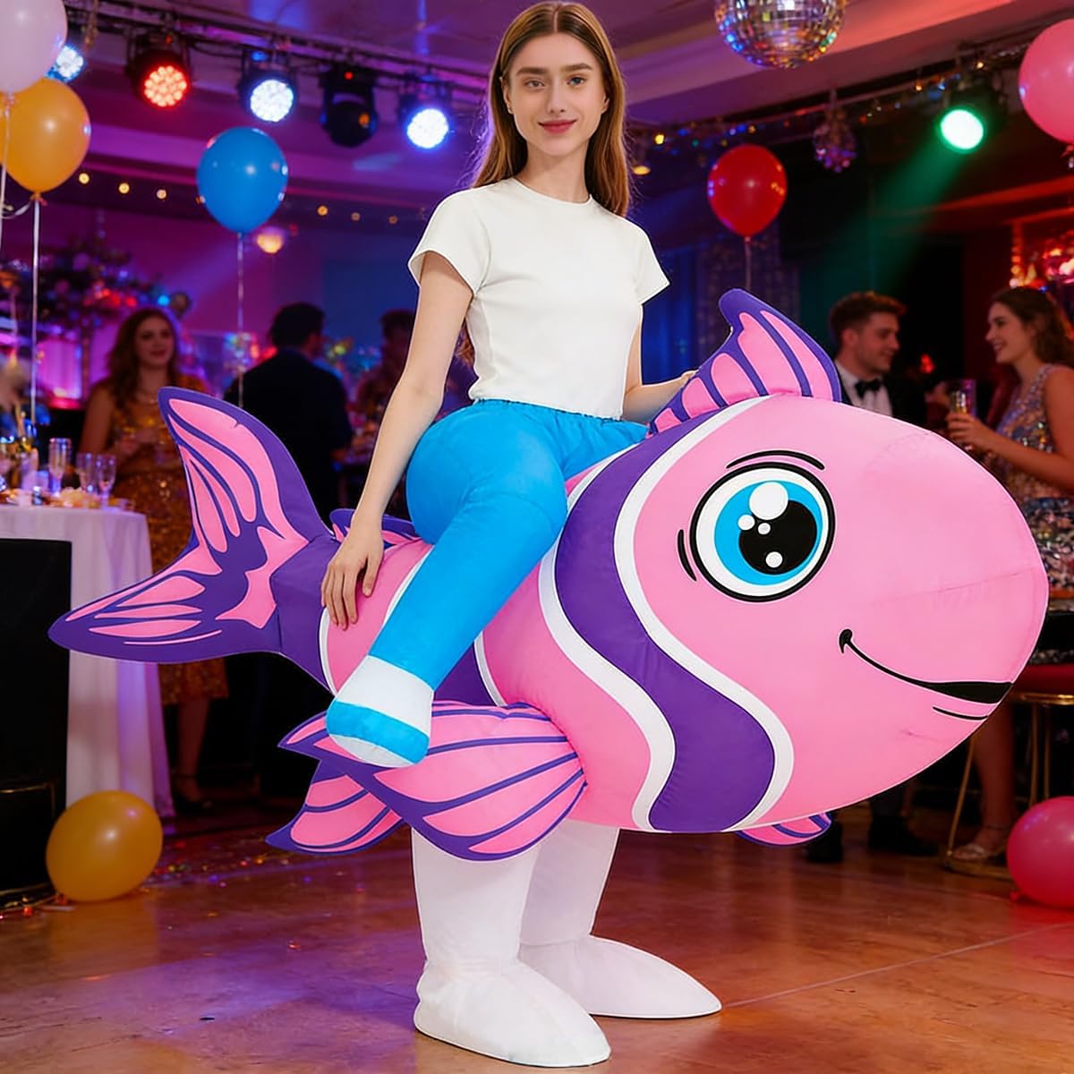 Inflatable Costume Adult Ride on Inflatable Costumes Blow up Suit Facny Dress for Adult Halloween Christmas