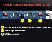 Vista 7 de VisionTechShop VTH-500, 20 pulgadas / 500 mm Envolvedora de Película Manual para Envasado de Alimentos, Bandeja Grande, HECHA EN COREA