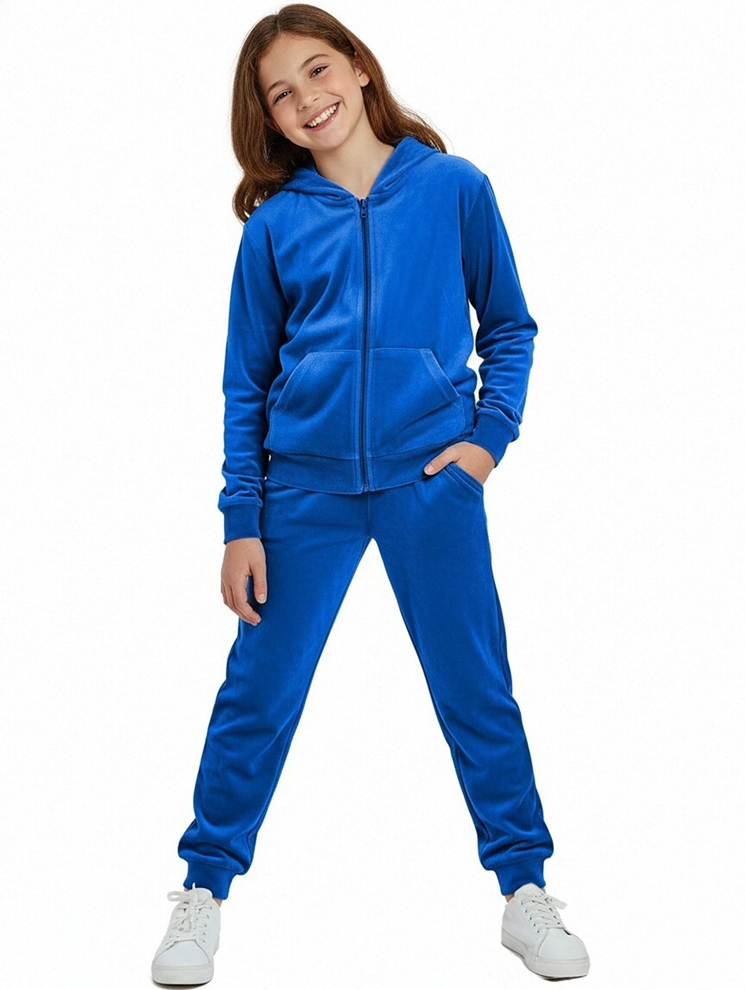 MessBebe Kinder Mädchen Jogginganzug Sportswear 2-teiliges Sportset Jacke Sporthose Sweatshirt Bottom Jogging Suit