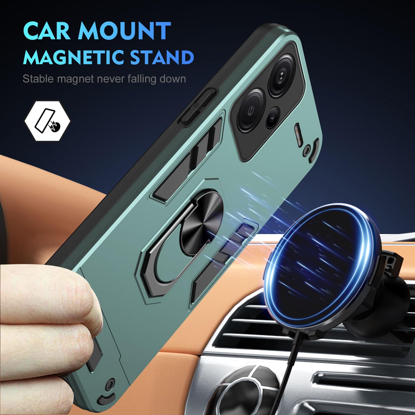 ILING Case for Xiaomi Redmi Note 13 Pro+ 5G/Plus 5G - Image 2