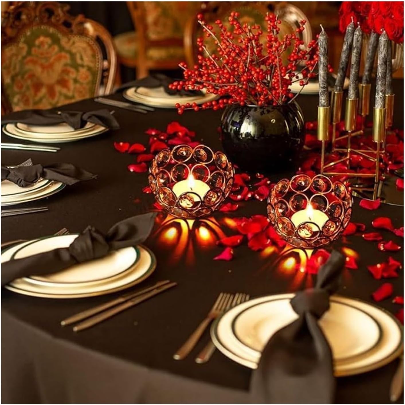 Scented Candle Holders for bathrooms, bedrooms, Bedside Tables, Hotels, Restaurants, and KTVs(Goldcrystalcandleware)