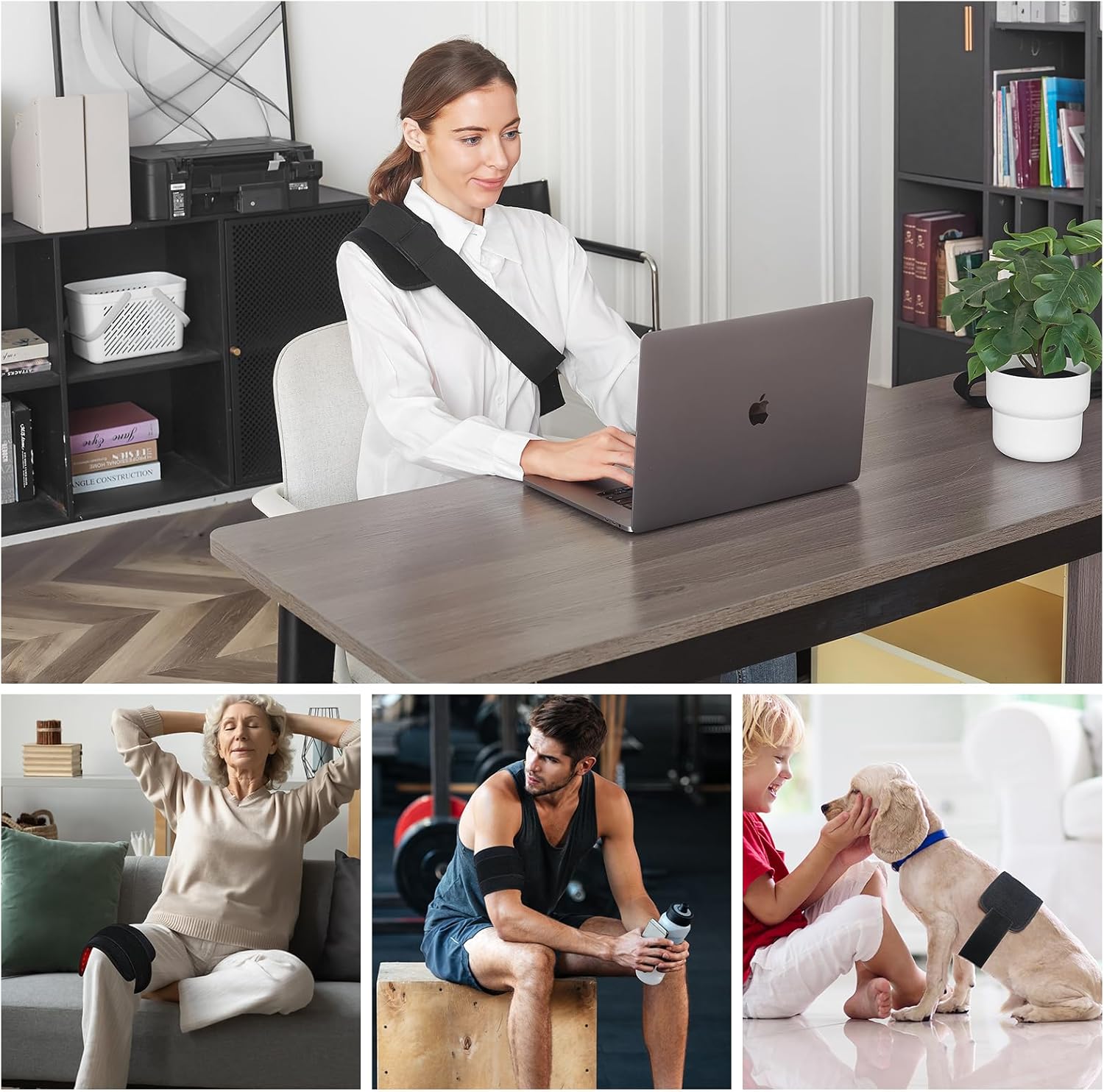 Red Light Therapy Belt, CLMTAS Infrared Light Therapy Speed Healing with Controller, Versatile Use, Ideal Gift for Women Men