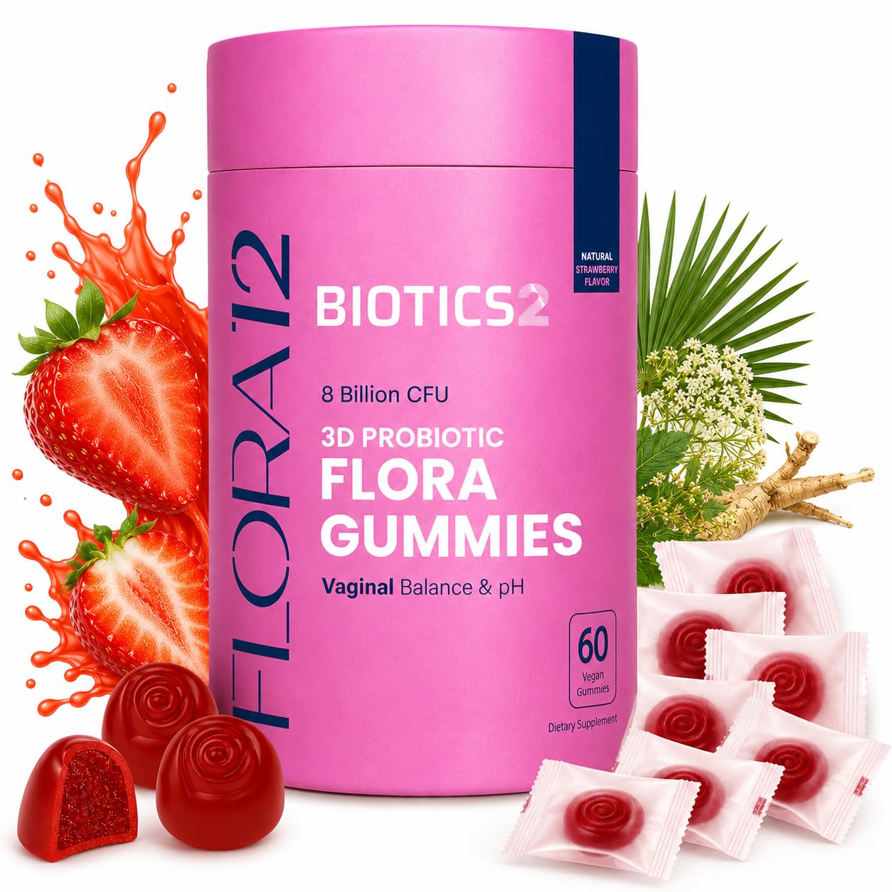 Amazon.com: Flora Vaginal Probiotics for Women pH Balance Gummies